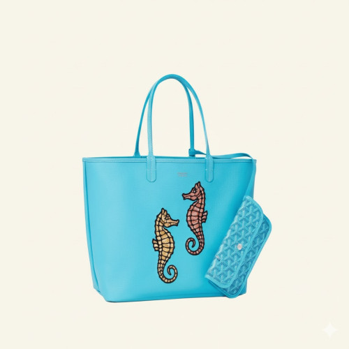Goyard ANJOU PM SEAHORSE EMBROIDERY BAG