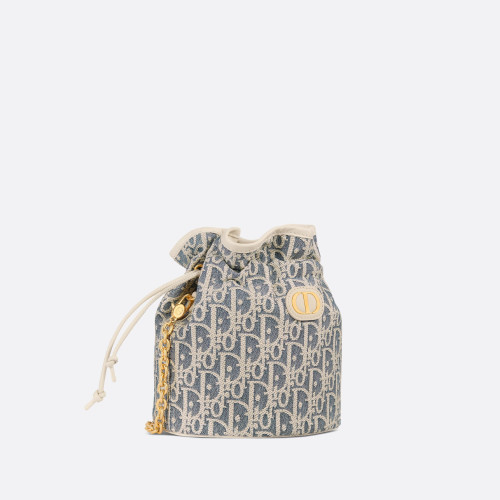 Dior 30 Montaigne Mini Bucket Bag with Drawstring