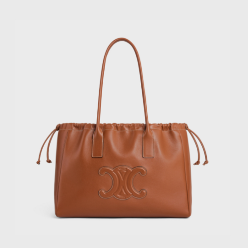 Celine Cabas Drawstring Cuir Triomphe Tote Bag IN SMOOTH CALFSKIN