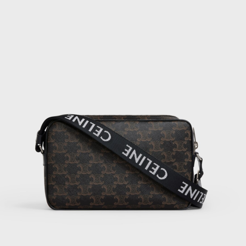 Celine Medium Messenger bag IN Triomphe Canvas and calfskin