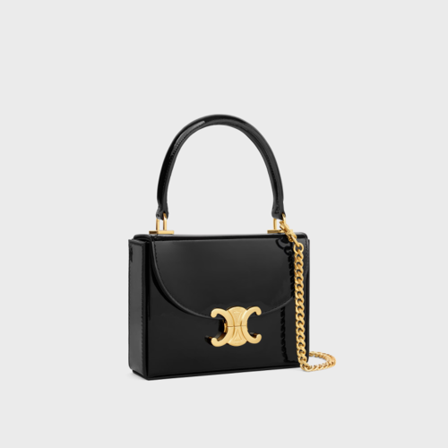 Celine Small Box Blandine IN PATENT CALFSKIN