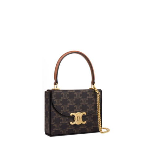 Celine Small Box Blandine IN Triomphe Canvas