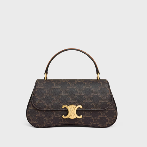 Celine Teen Lola IN Triomphe Canvas and Calfskin