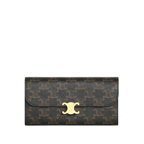 Celine Large Wallet Triomphe IN triomphe canvas