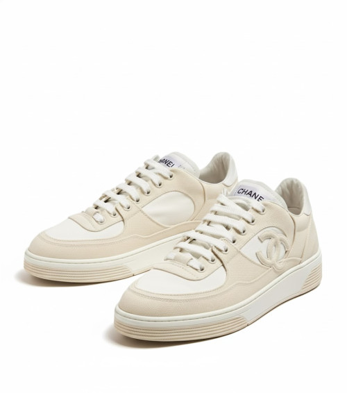 CHANEL 24C Cotton CC Logo Sneakers