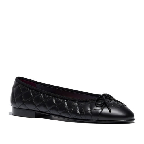 CHANEL Ballerina Quilting Flat Shoes