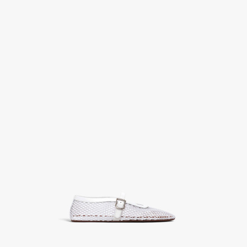 Alaia BALLET FLATS IN FISHNET