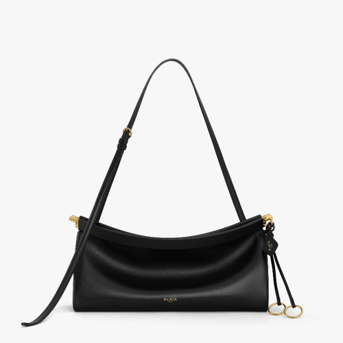 ALAIA LE CLICK EAST WEST MEDIUM BAG IN LEATHER