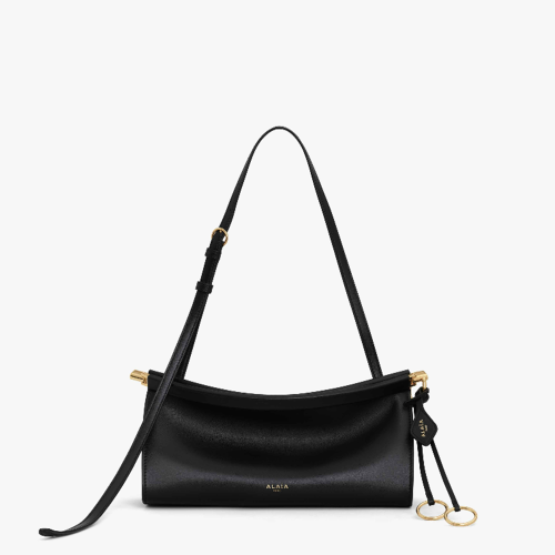 ALAIA LE CLICK EAST WEST SMALL BAG IN LEATHER