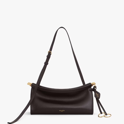 ALAIA LE CLICK EAST WEST SMALL BAG IN LEATHER