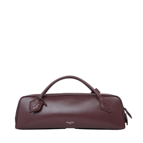 ALAIA LE TECKEL CLUTCH IN SHINY GOATSKIN