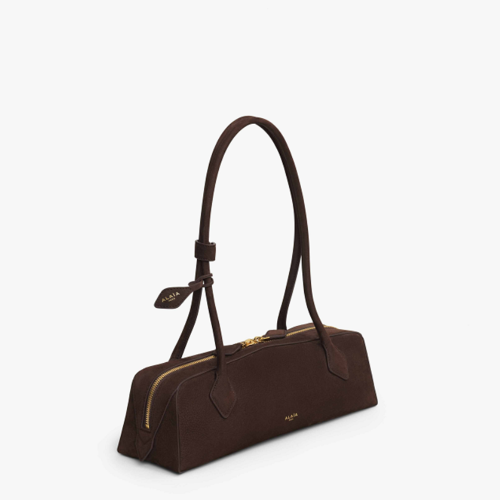 ALAIA LE TECKEL MEDIUM BAG IN NUBUCK