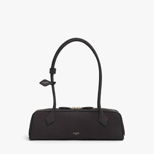 ALAIA LE TECKEL MEDIUM BAG IN NUBUCK