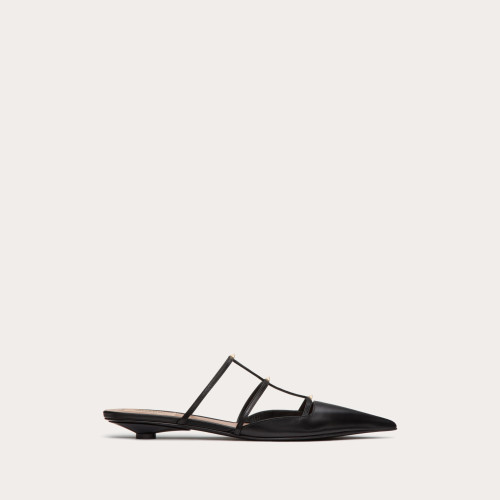 Valentino ROCKSTUD WISPY CALFSKIN MULE
