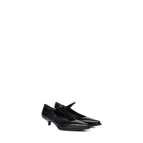 Miu Miu 35mm Brushed leather pumps