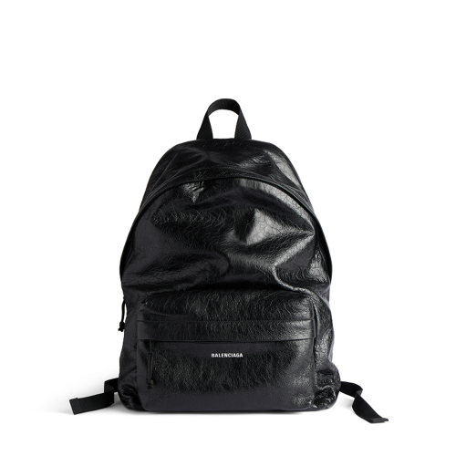 Balenciaga Mens Explorer Backpack in Black