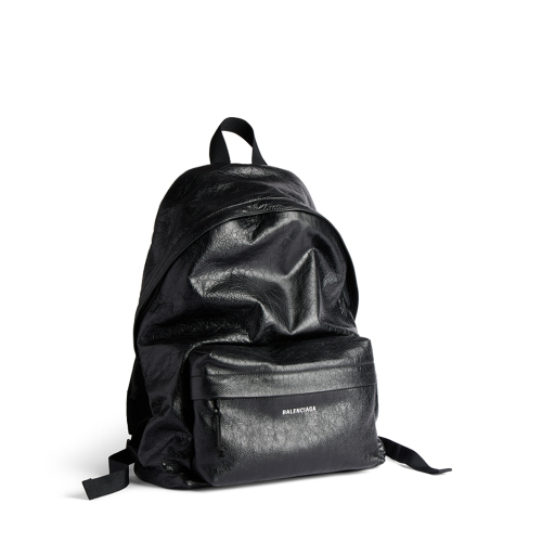 Balenciaga Mens Explorer Backpack in Black