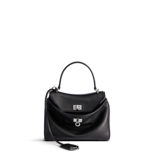 Balenciaga Womens Rodeo Handbag Mini in Black