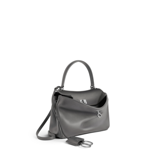 Balenciaga Womens Rodeo Handbag Mini in Grey