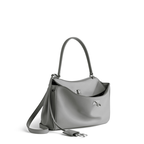 Balenciaga Womens Rodeo Handbag Small in Cloud Grey