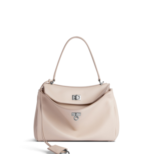 Balenciaga Womens Rodeo Handbag Small in Almond