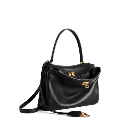 Balenciaga Womens Rodeo Handbag Small in Black