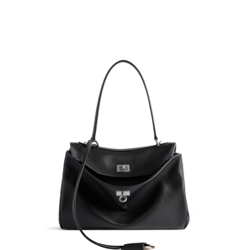 Balenciaga Womens Rodeo Handbag Small in Black