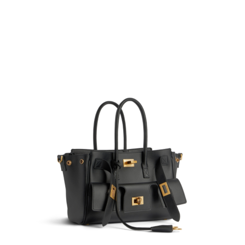 Balenciaga Womens Bel Air Carry All Bag Mini in Black