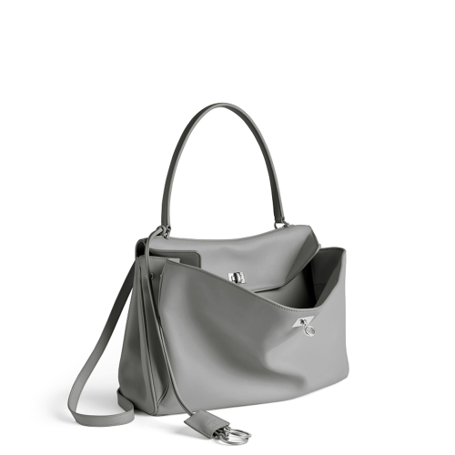 Balenciaga Womens Rodeo Handbag Medium in Cloud Grey