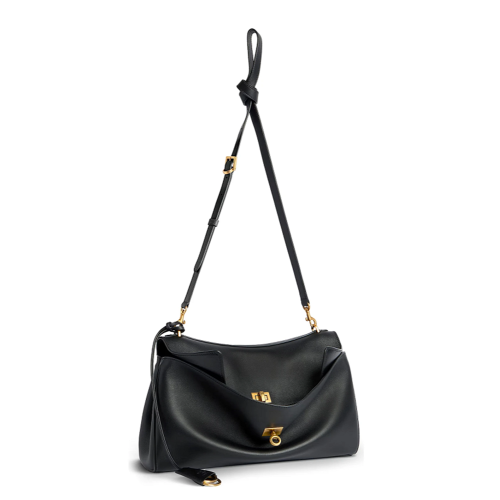 Balenciaga Womens Rodeo Shoulder Bag in Black