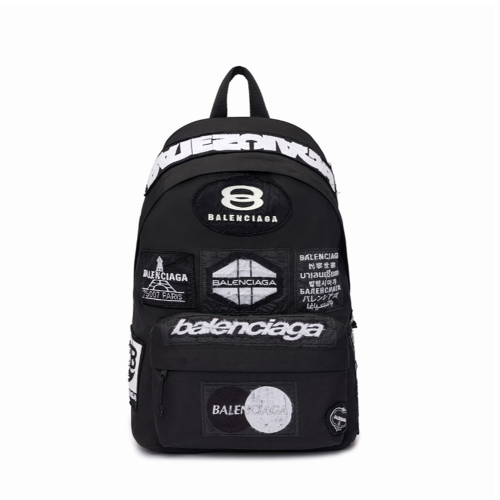 Balenciaga Mens Explorer Backpack in Black