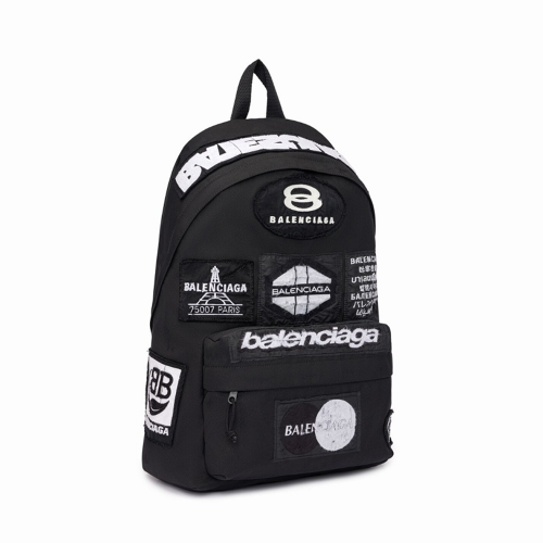 Balenciaga Mens Explorer Backpack in Black