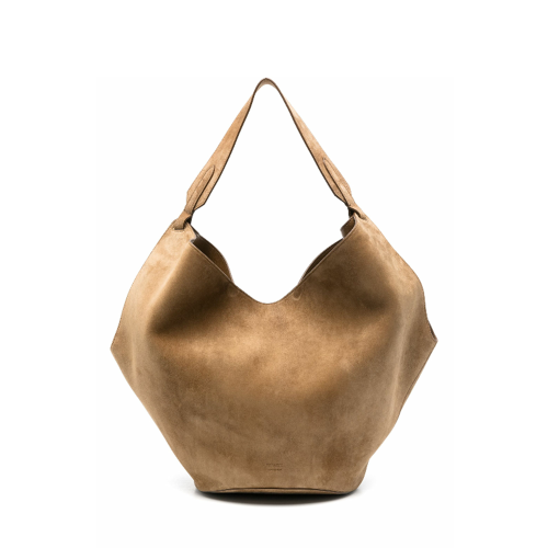 Khaite Lotus Suede Medium Tote Bag