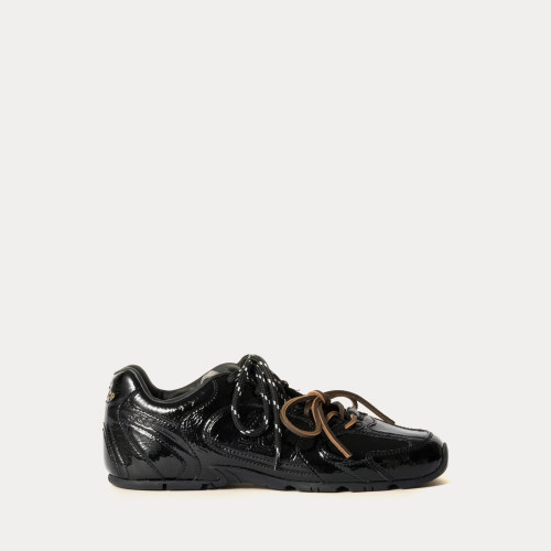 Miu Miu New Balance X Miu Miu 530 SL Patent Leather Black Low Top Sneakers