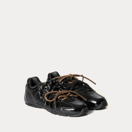 Miu Miu New Balance X Miu Miu 530 SL Patent Leather Black Low Top Sneakers