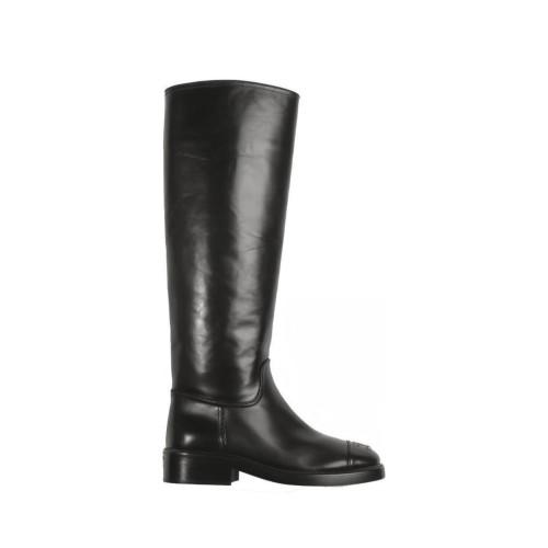 CHANEL HIGH BOOTS Calfskin & Black