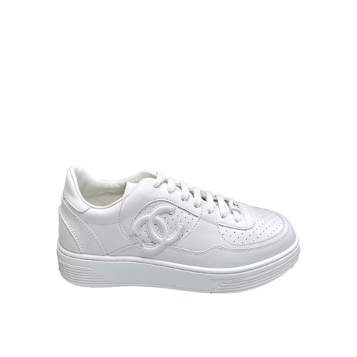 CHANEL Chapeau Sneakers White Women