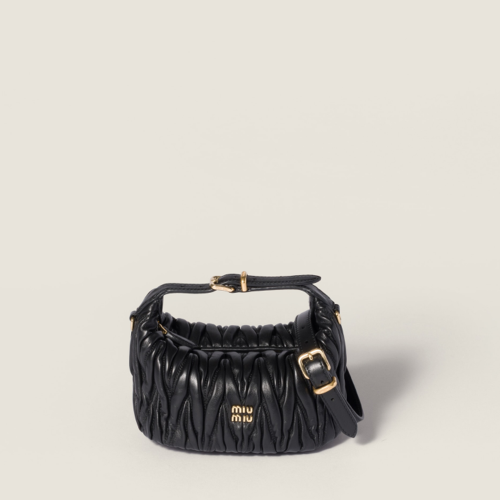 Miu Miu Matelass nappa leather pouch
