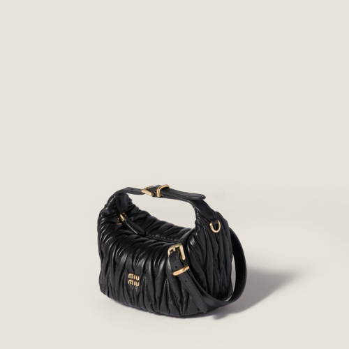 Miu Miu Matelass nappa leather pouch