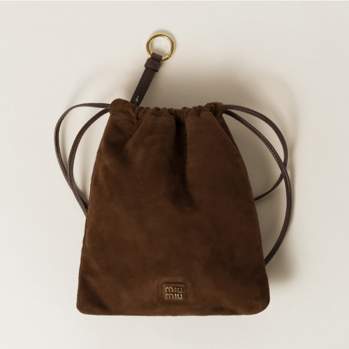 Miu Miu suede pouch