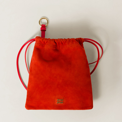 Miu Miu suede pouch