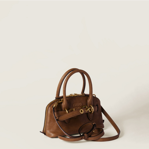 Miu Miu Aventure mini nappa leather bag