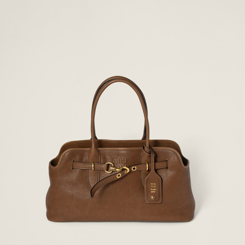 Miu Miu Aventure nappa leather bag