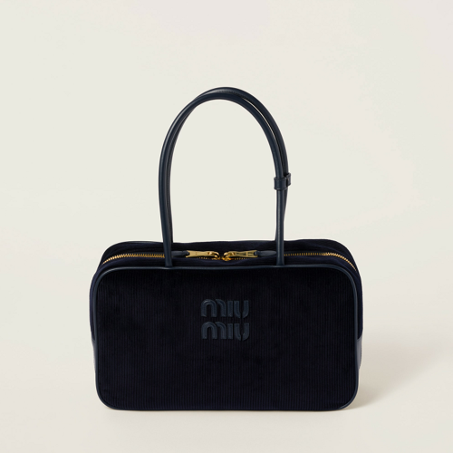 Miu Miu Beau corduroy top-handle bag