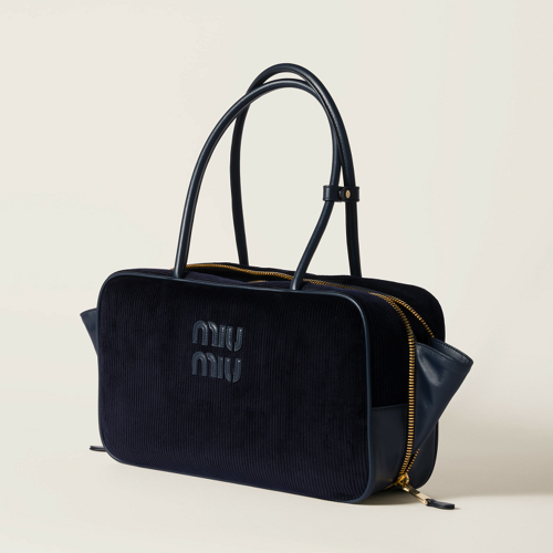 Miu Miu Beau corduroy top-handle bag