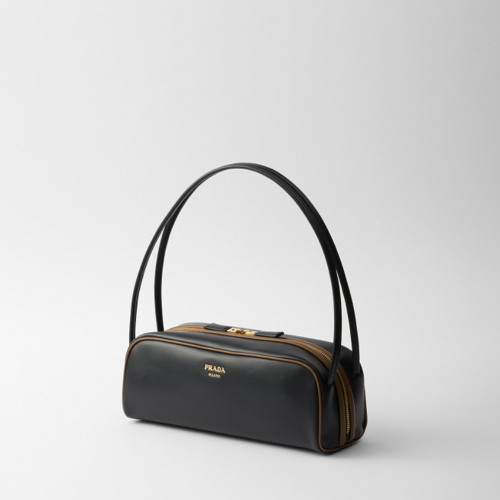 Prada Swing smooth leather shoulder bag