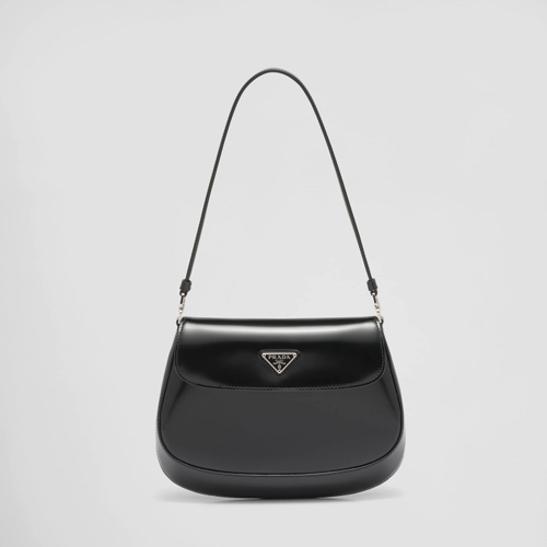 Prada Cleo Brushed Leather Shoulder Bag