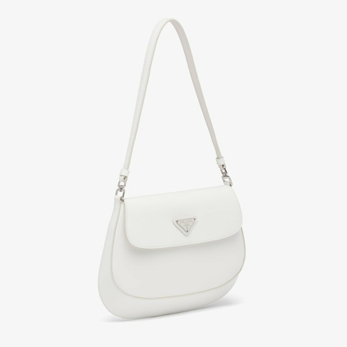 Prada Cleo Brushed Leather Shoulder Bag