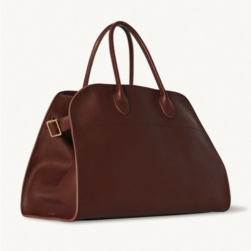 The Row Soft Margaux 17 Bag in Leather