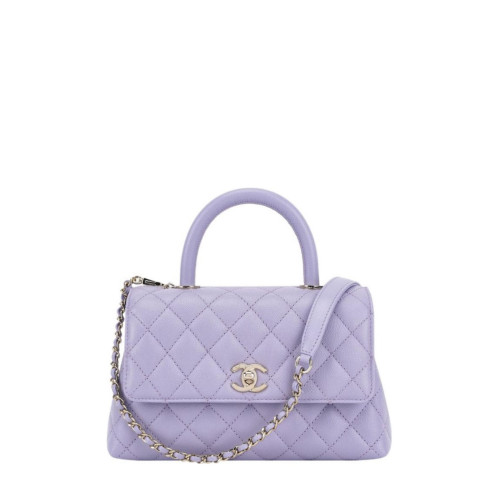 CHANEL FLAP BAG WITH TOP HANDLE